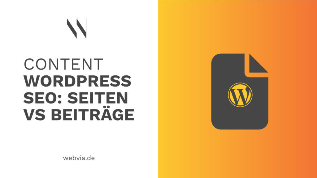 SEO: WordPress Beiträge vs Seiten Thumbnail-Grafik