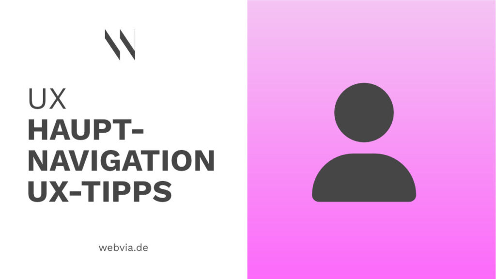 Hauptnavigation UX Tipps