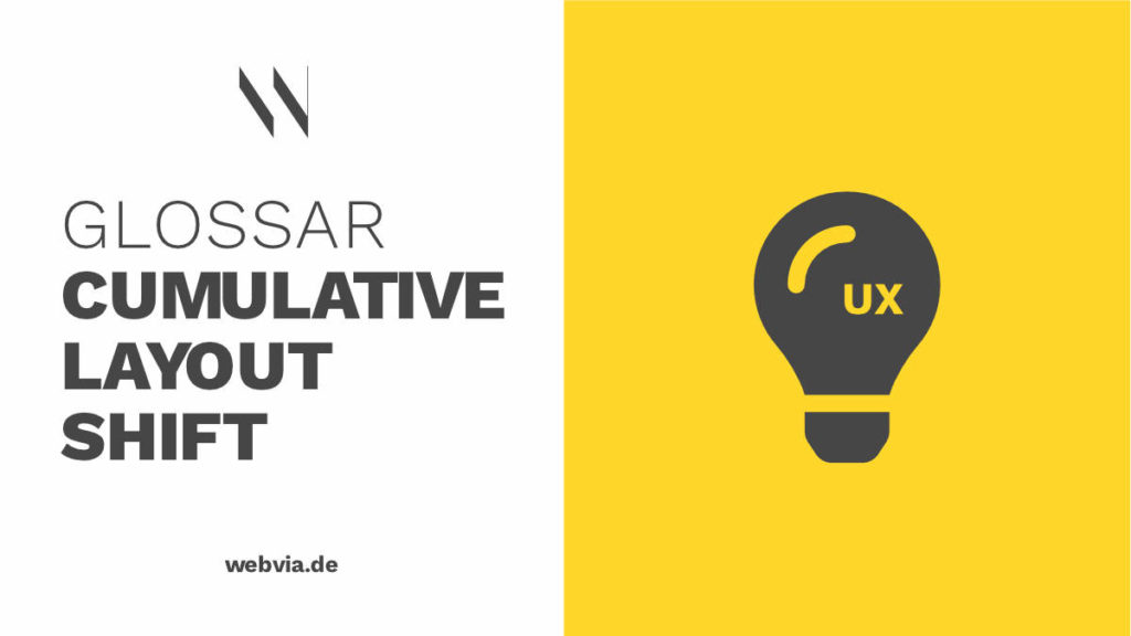 Glossar Cumulative Layout Shift Thumbnail-Grafik